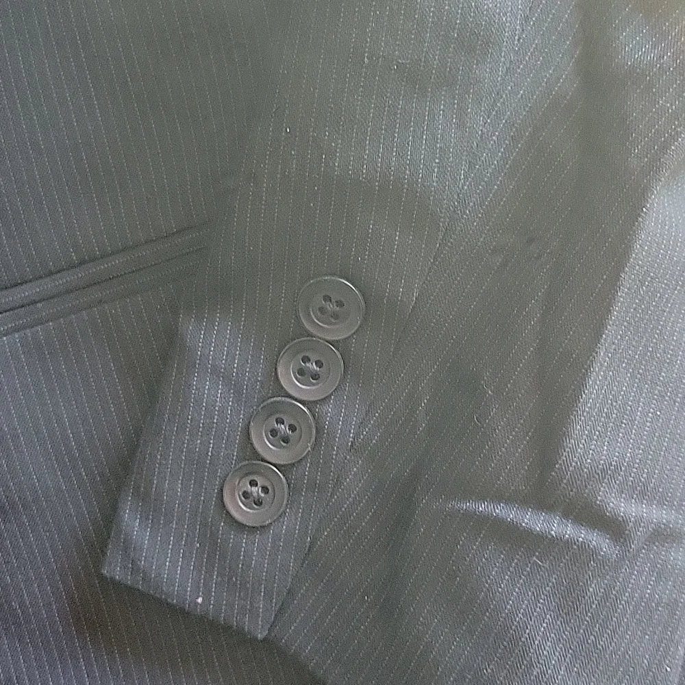 Haggar Black pinstripe Blazer 38R
